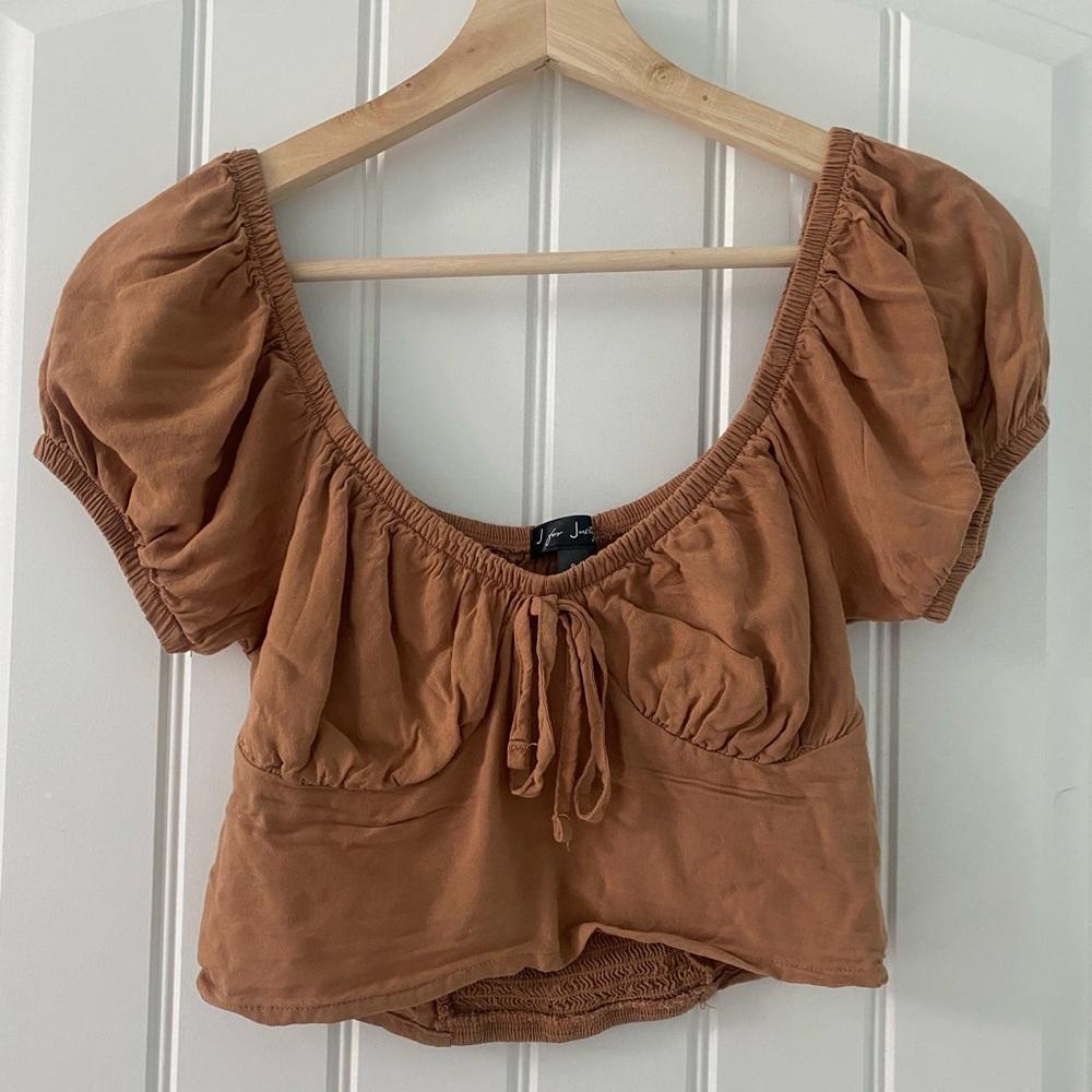 J for Justify Women's Brown Crop Top
Size Small